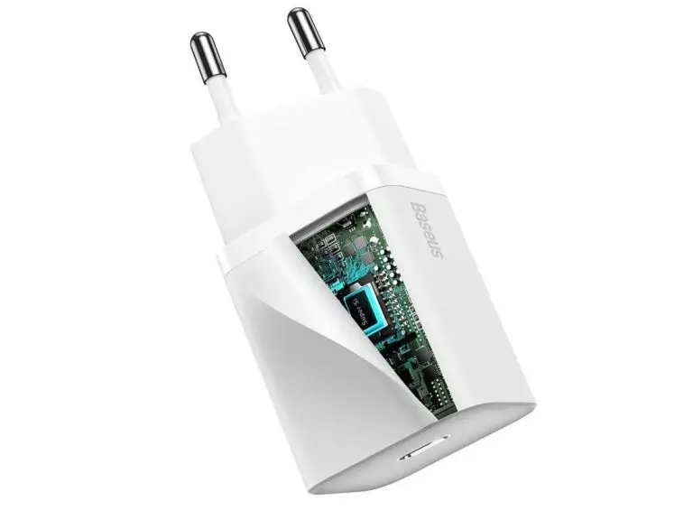 Ładowarka sieciowa Baseus Super Si Quick Charger 1C 20W biała - obrazek 5