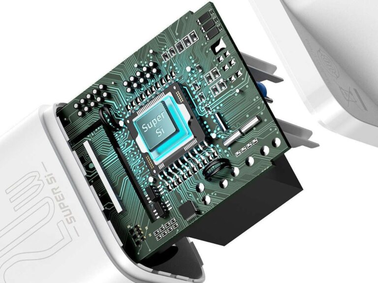 Ładowarka sieciowa Baseus Super Si USB-C z kablem do iPhone 20W biała - obrazek 4