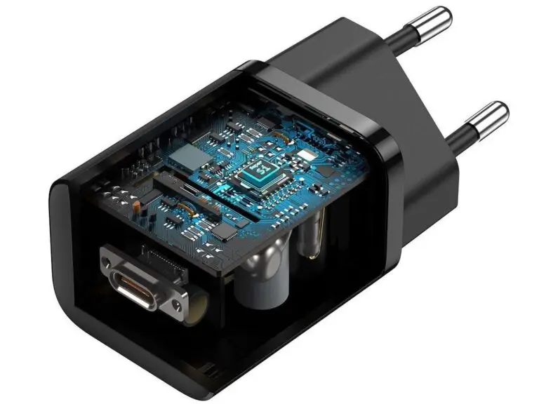 Ładowarka sieciowa Baseus USB-C PD 25W z kablem USB-C czarna - obrazek 8