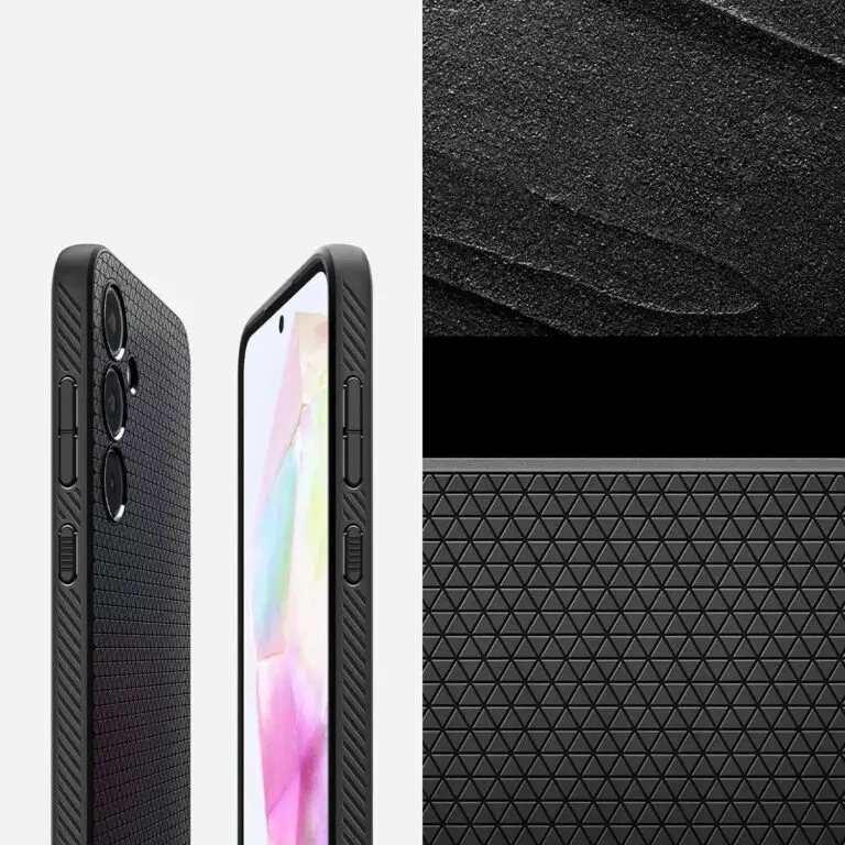 Etui Spigen Liquid Air do Samsung Galaxy A35 5G Czarny Matowy - obrazek 7
