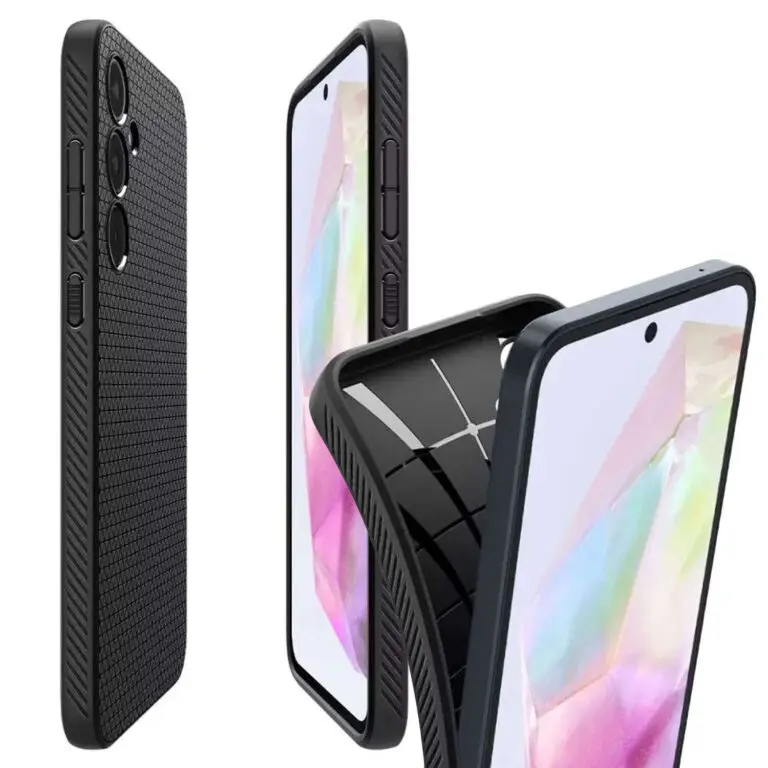 Etui Spigen Liquid Air do Samsung Galaxy A35 5G Czarny Matowy - obrazek 8