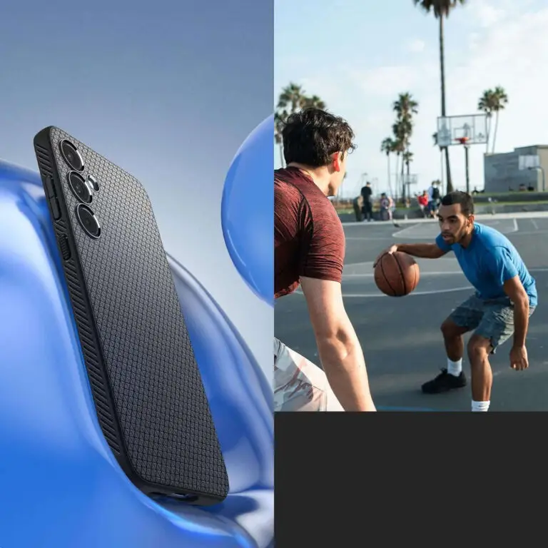Etui Spigen Liquid Air do Samsung Galaxy A35 5G Czarny Matowy - obrazek 3