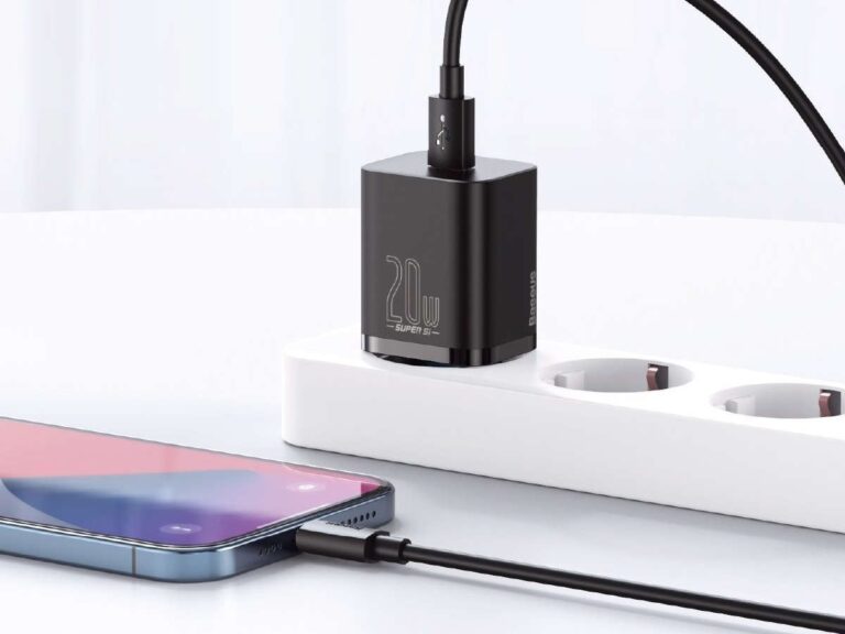 Ładowarka sieciowa Baseus USB-C PD 20W + Kabel USB-C do Lightning 1m - obrazek 9