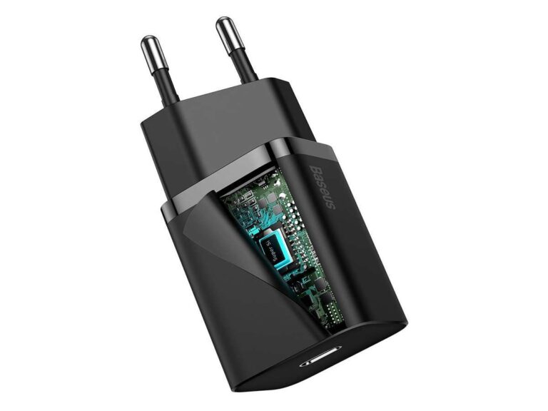 Ładowarka sieciowa Baseus USB-C PD 20W + Kabel USB-C do Lightning 1m - obrazek 4