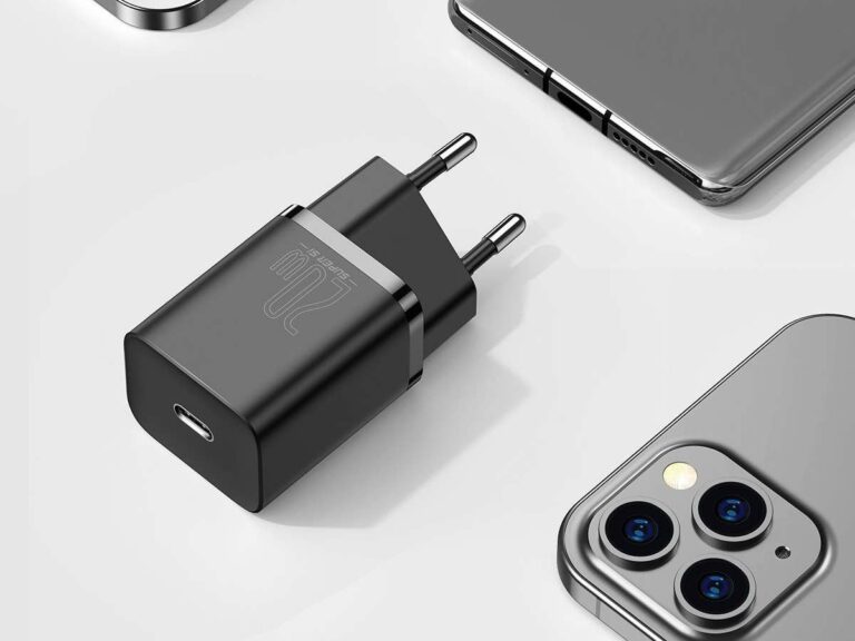 Ładowarka sieciowa Baseus USB-C PD 20W + Kabel USB-C do Lightning 1m - obrazek 7