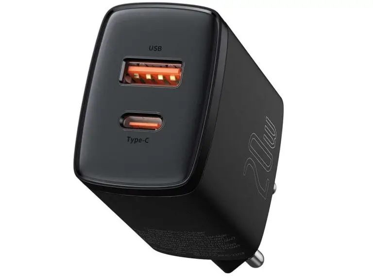 Ładowarka Baseus USB PD QC 3.0 20W (czarna)