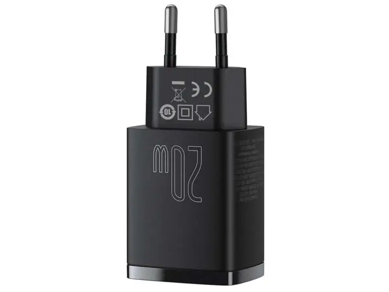 Ładowarka Baseus USB PD QC 3.0 20W (czarna) - obrazek 3