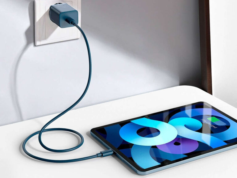 Ładowarka sieciowa Baseus PD 20W + kabel USB-C do Lightning – Niebieska - obrazek 6