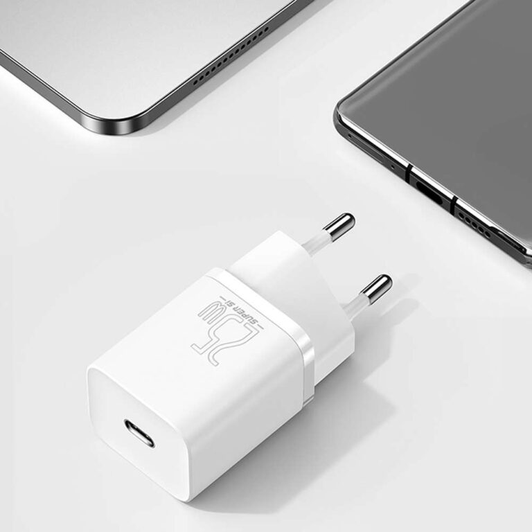 Ładowarka Baseus Super Si USB-C PD 25W biała - obrazek 9