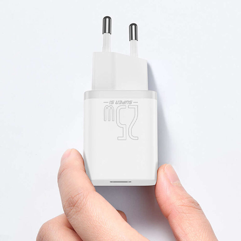 Ładowarka Baseus Super Si USB-C PD 25W biała - obrazek 12