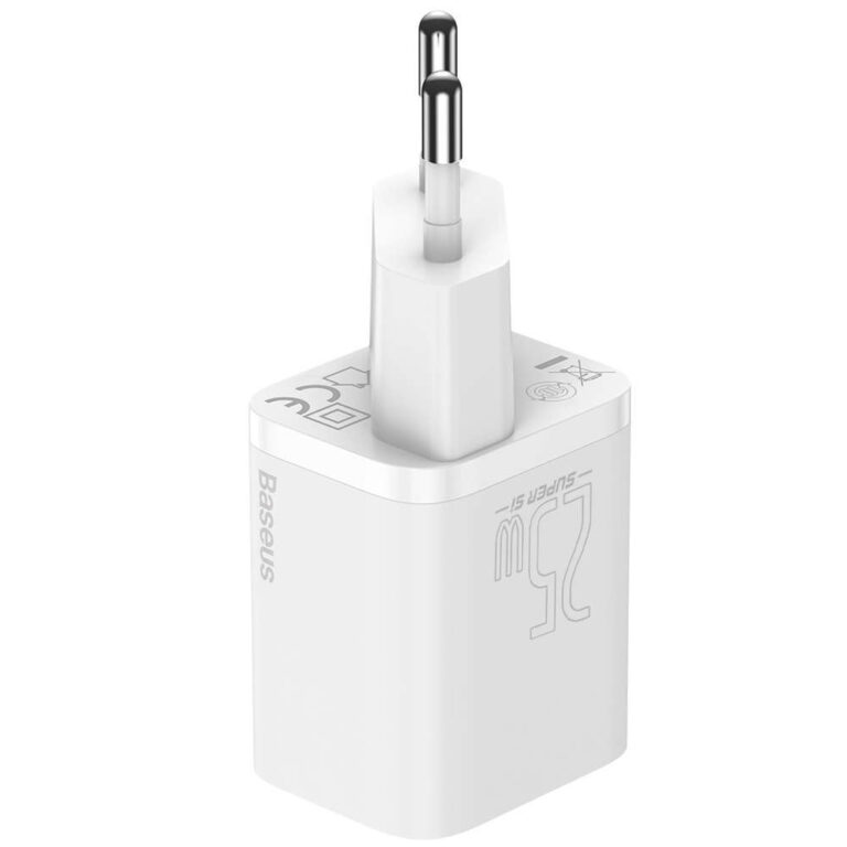 Ładowarka Baseus Super Si USB-C PD 25W biała - obrazek 3