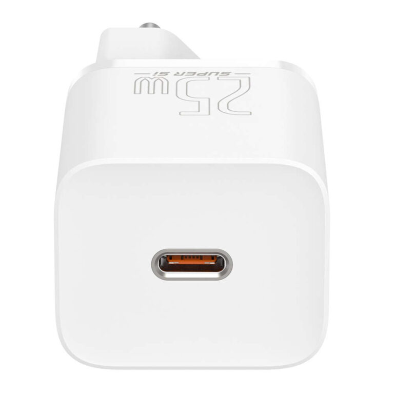 Ładowarka Baseus Super Si USB-C PD 25W biała - obrazek 4