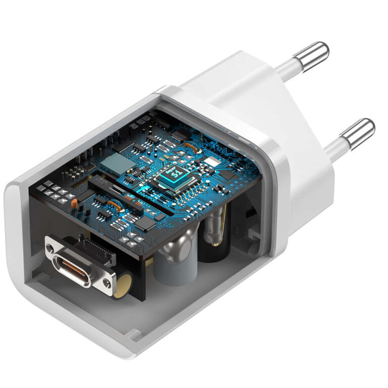 Ładowarka Baseus Super Si USB-C PD 25W biała - obrazek 6