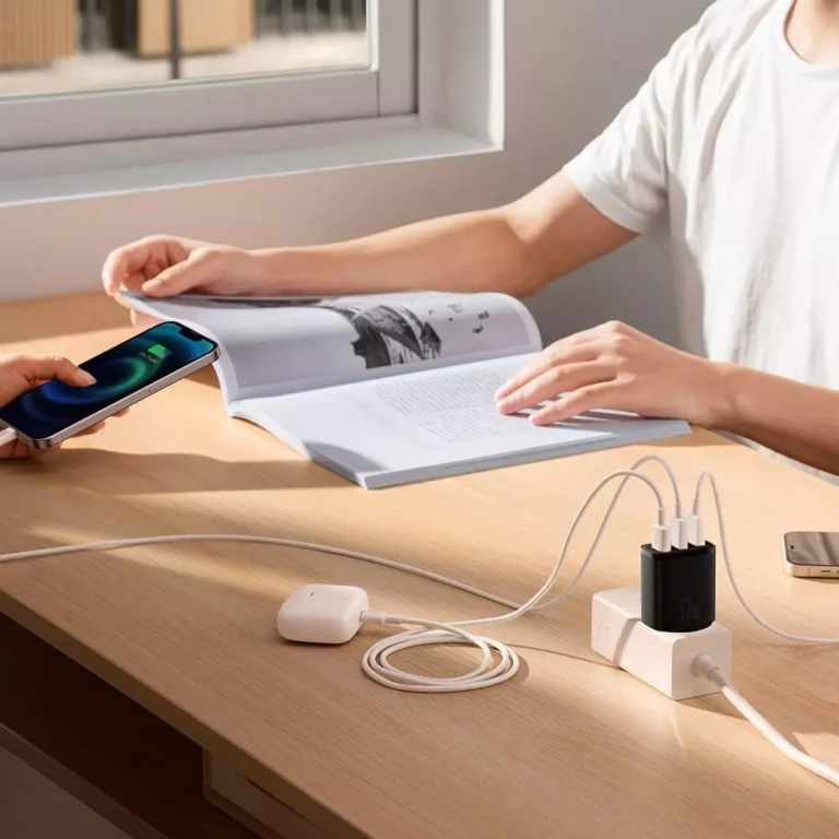 Ładowarka sieciowa Baseus Compact 3x USB Type-A 17W – Czarna - obrazek 8