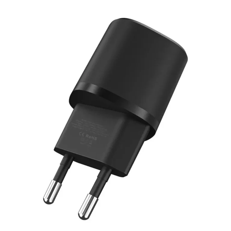 Ładowarka sieciowa C20W Mini 2-Port PD20W/QC3.0 – Czarna - obrazek 2