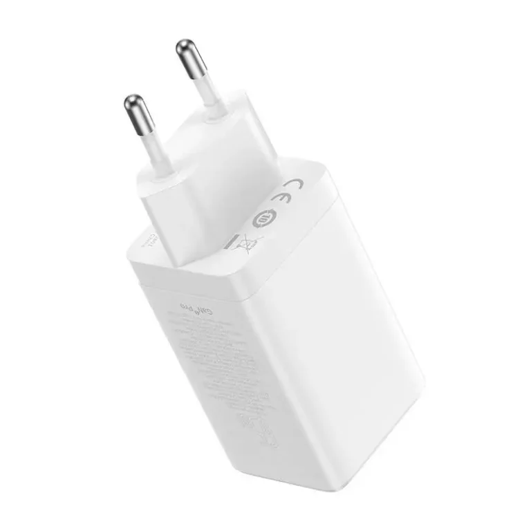 Ładowarka Baseus GaN5 Pro 2xUSB-C + USB 65W biała - obrazek 4