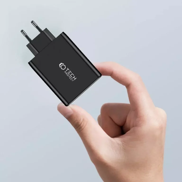 Ładowarka sieciowa Tech-Protect NC100W-GAN 4-Port PD100W/QC3.0 – Czarna - obrazek 3