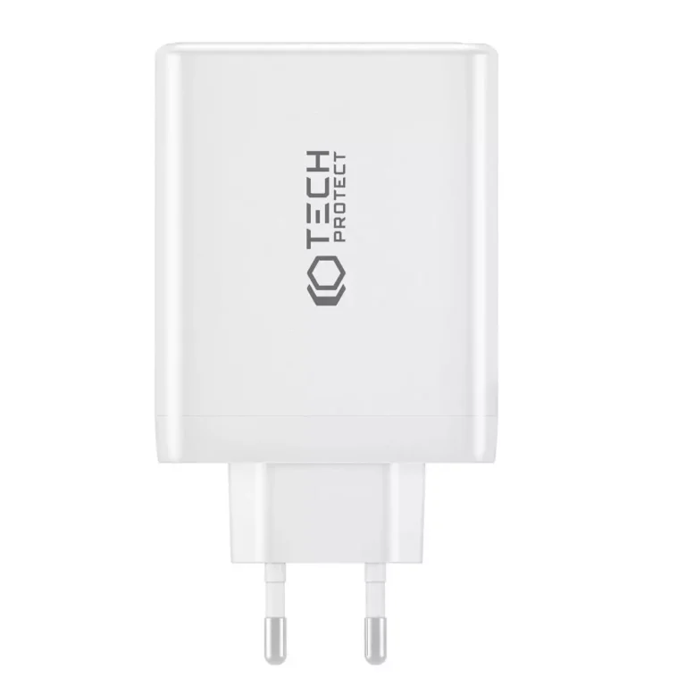 Ładowarka sieciowa Tech-Protect NC100W-GAN 4-Port PD100W/QC3.0 – Biała - obrazek 4
