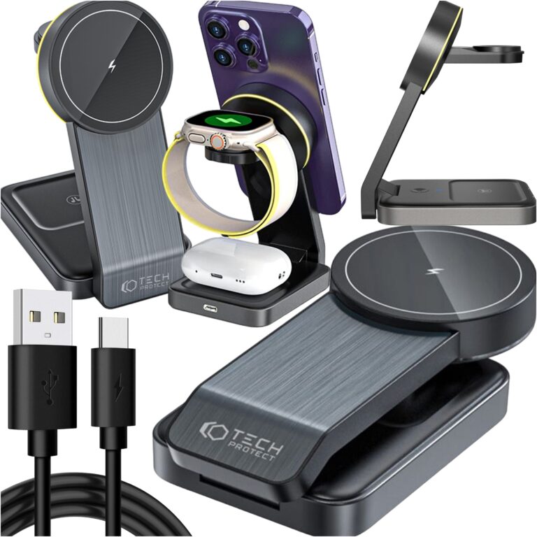Ładowarka Indukcyjna Qi 3w1 MagSafe 15W – Czarna - obrazek 11