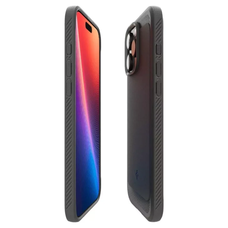 Etui Spigen Rugged Armor MagSafe do iPhone 16 Pro Max Matowe Czarne - obrazek 12