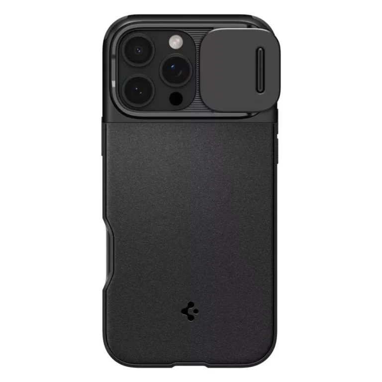 Etui Spigen Optik Armor MagSafe do iPhone 16 Pro Max Czarne - obrazek 2