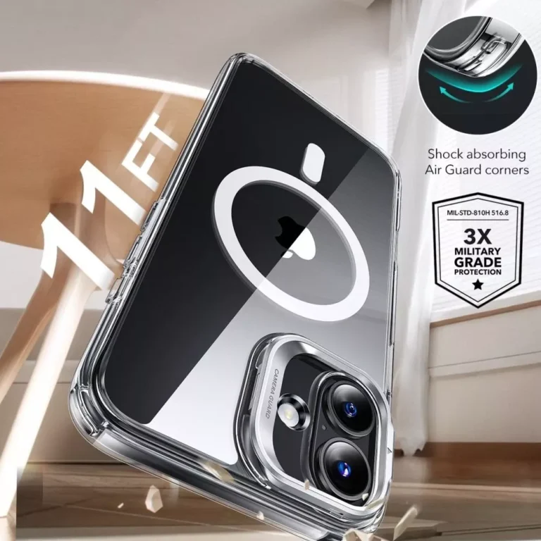Etui ESR Classic Hybrid Kickstand HaloLock + Szkło Hartowane do iPhone 16 Plus - obrazek 5