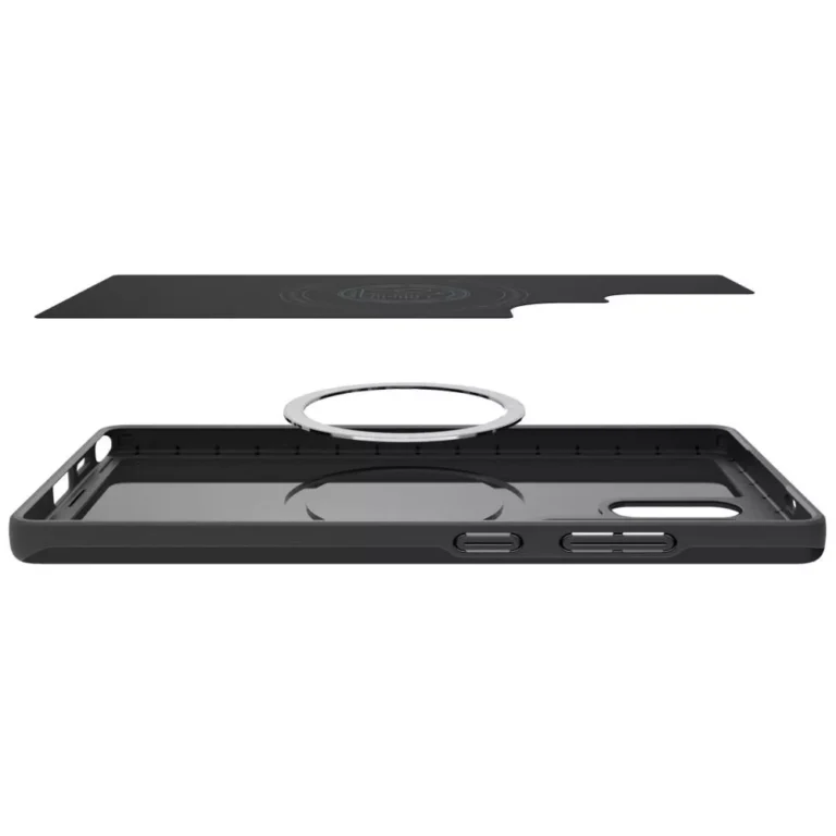 Etui Spigen Thin Fit MagSafe do Samsung Galaxy S25 Ultra - Czarne - obrazek 7