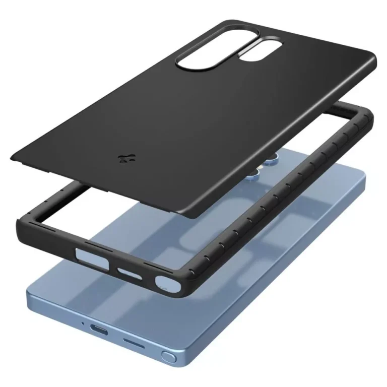 Etui Spigen Thin Fit MagSafe do Samsung Galaxy S25 Ultra - Czarne - obrazek 9