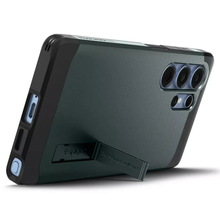 Etui Spigen Tough Armor Mag do Samsung Galaxy S25 Ultra Abyss Green - obrazek 11