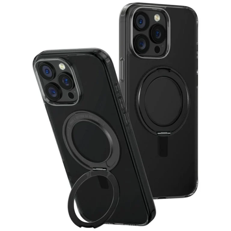 Etui UNIQ Swivix 360 Rotating Kickstand do iPhone 16 Pro Max Czarny - obrazek 4