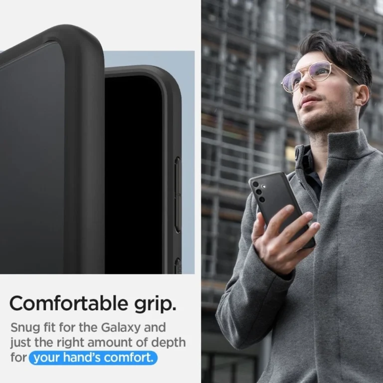 Etui Spigen Ultra Hybrid do Samsung Galaxy S24 Plus Matte Black - Czarny - obrazek 13
