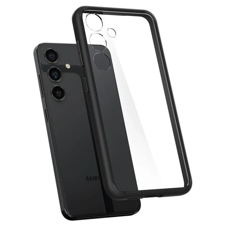 Etui Spigen Ultra Hybrid do Samsung Galaxy S24 Plus Matte Black - Czarny - obrazek 8