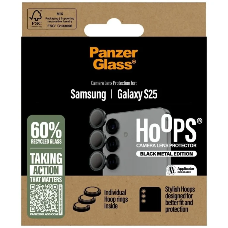 PanzerGlass Hoops Camera Lens Protector do Samsung Galaxy S25 Black - Czarny - obrazek 4