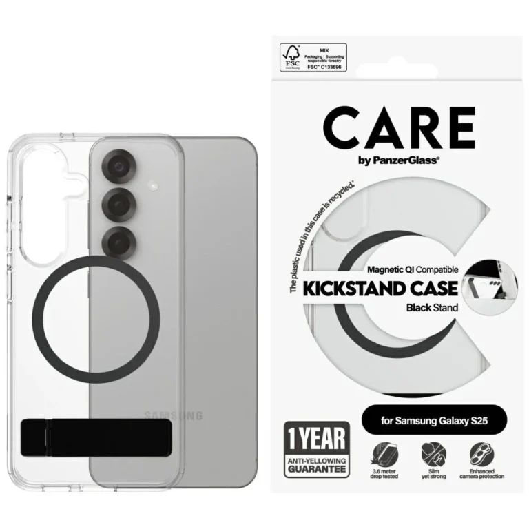 Etui Samsung Galaxy S25 MagSafe by PanzerGlass transparentny - obrazek 2