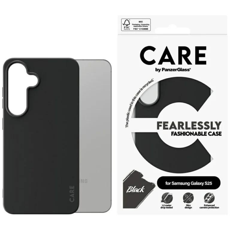 Etui CARE Samsung Galaxy S25 PanzerGlass Czarny - obrazek 3