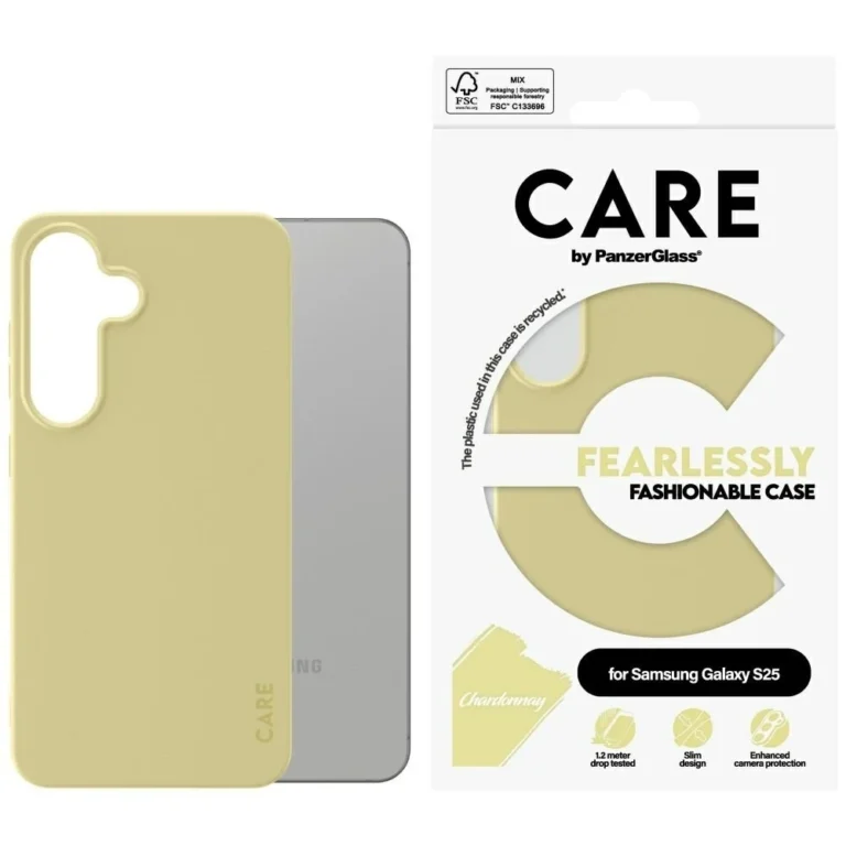 Etui CARE Samsung Galaxy S25 PanzerGlass Chardonnay - obrazek 3