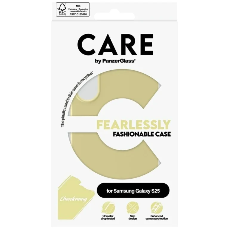 Etui CARE Samsung Galaxy S25 PanzerGlass Chardonnay - obrazek 4