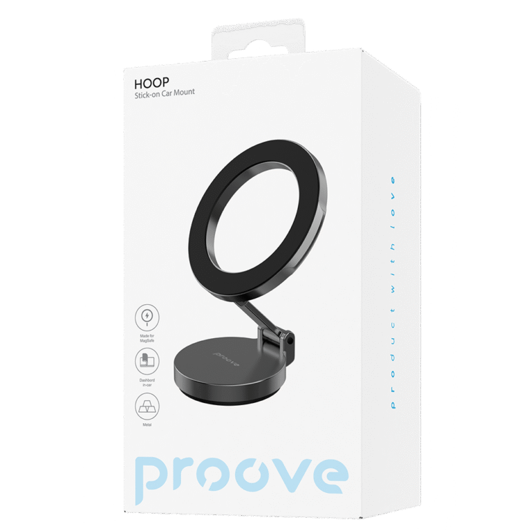 Proove Uchwyt Samochodowy Hoop Stick-on czarny - obrazek 2
