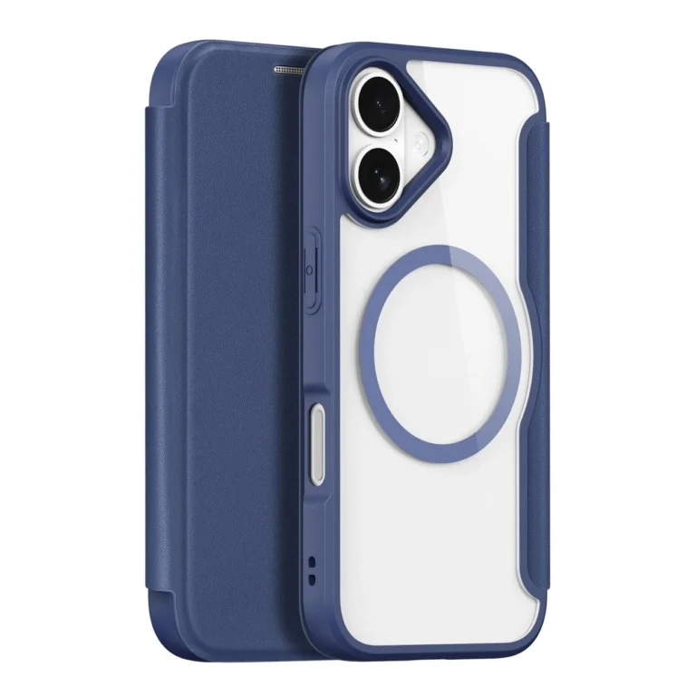 Etui Dux Ducis Skin X Pro iPhone 17 Air MagSafe Portfel Niebieskie