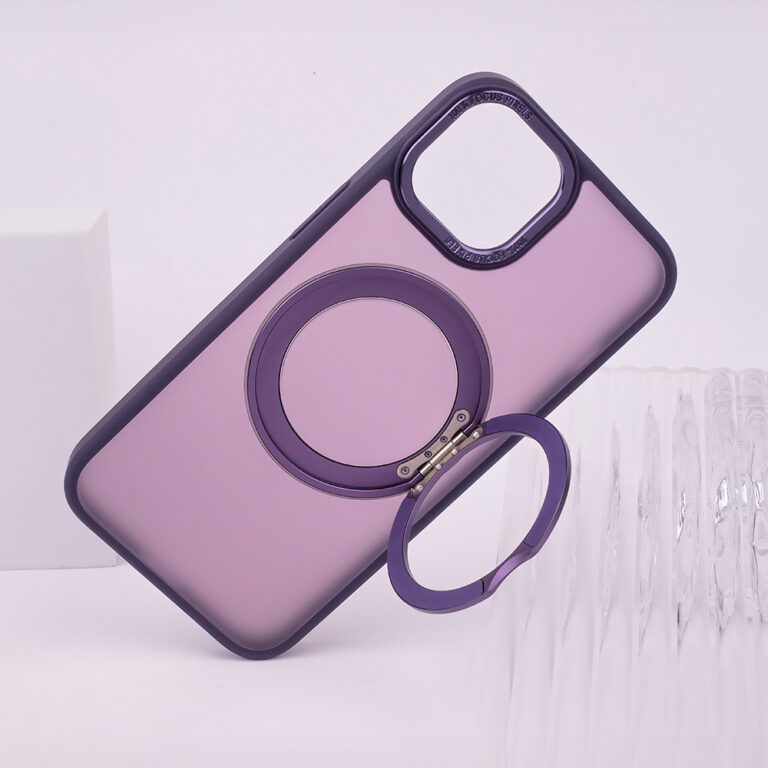 Nakładka Mag Ring Rotating iPhone 13 Fioletowy - obrazek 6