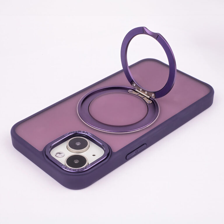 Nakładka Mag Ring Rotating iPhone 13 Fioletowy - obrazek 7