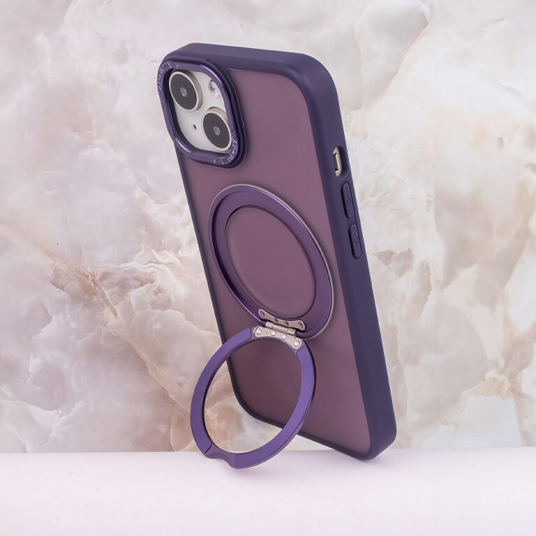 Nakładka Mag Ring Rotating iPhone 13 Fioletowy - obrazek 8
