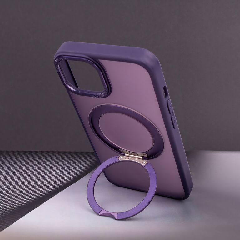 Nakładka Mag Ring Rotating iPhone 13 Fioletowy - obrazek 4