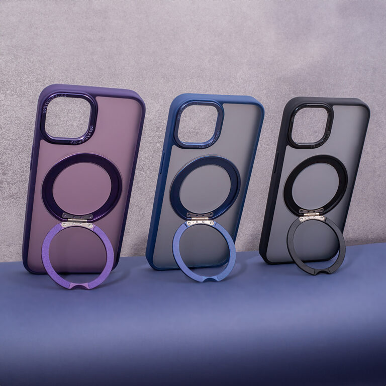 Nakładka Mag Ring Rotating iPhone 13 Fioletowy - obrazek 14