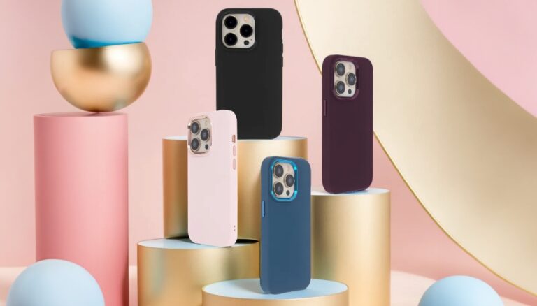 Nakładka Satin Elegant do iPhone 13 bordowy - obrazek 4