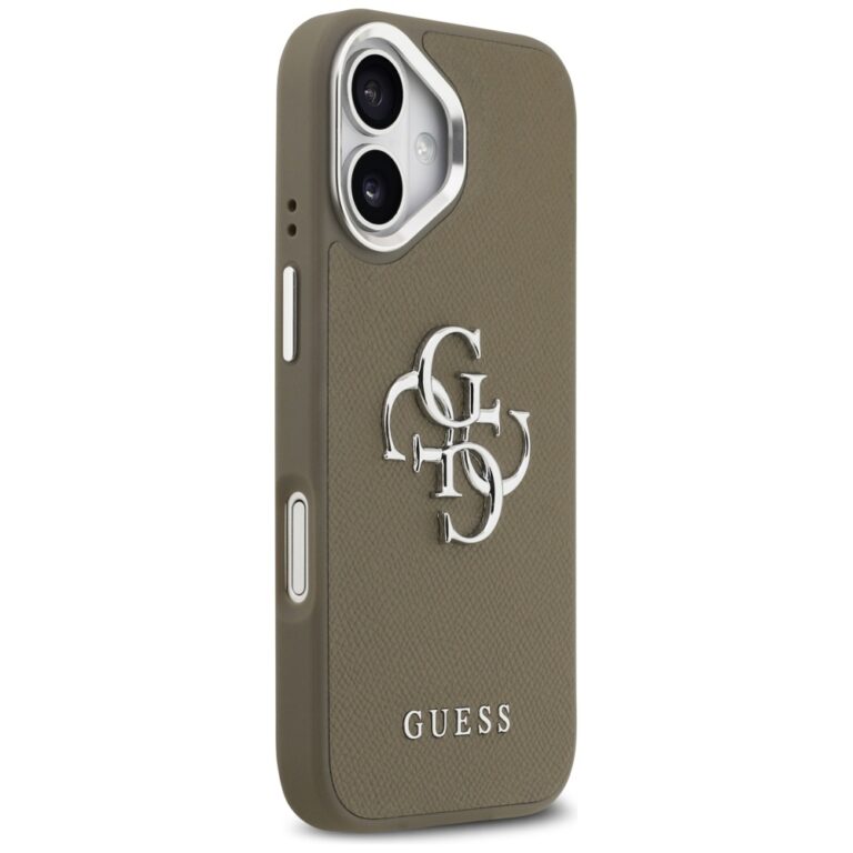 Nakładka Guess Grained Big 4G Classic Logo do iPhone 17 brązowy - obrazek 4