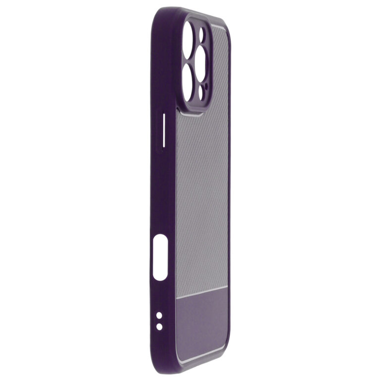 Nakładka Simple Carbon iPhone 13 6,1 Fioletowy - obrazek 3