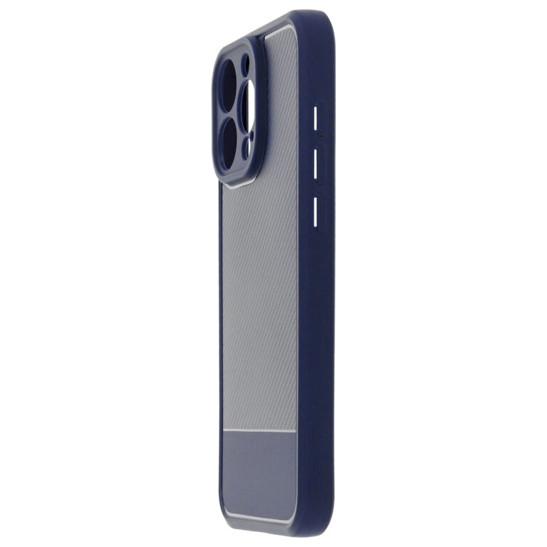 Nakładka Simple Carbon iPhone 13 Niebieski - obrazek 2