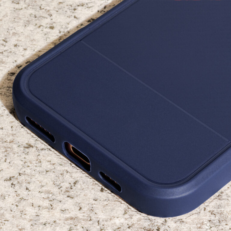 Nakładka Simple Carbon iPhone 13 Niebieski - obrazek 6