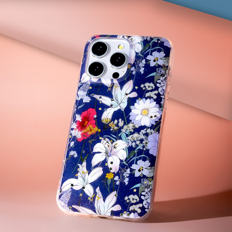 Nakładka Glow Glam do iPhone 17 niebieska - obrazek 5